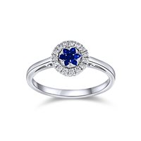 Ringe Gaurosa Dame in Gold Zaffiro 0.140 Ct 10490946 - 10490946